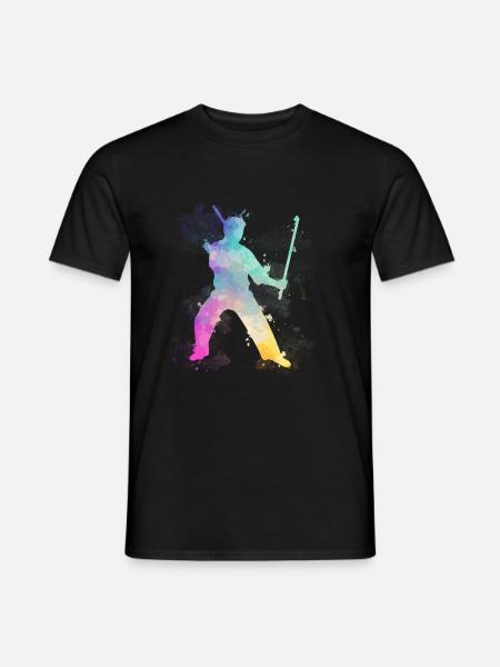 Silhouette Arnis Escrima Kali Martial Art - Men's T-Shirt - black