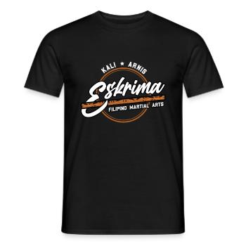 Eskrima Kali Arnis Escrima Art Martial - T-shirt homme - noir - Devant - AI Model Male 178 light (178cm)