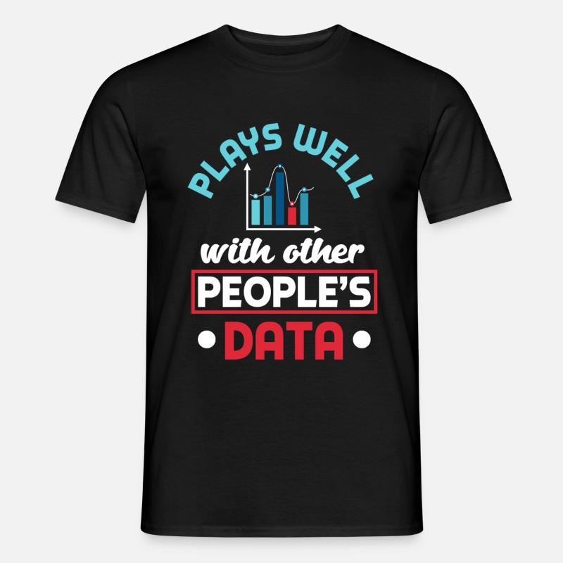 Data Engineering Data Analytics for a Data - Men’s T-shirt - black