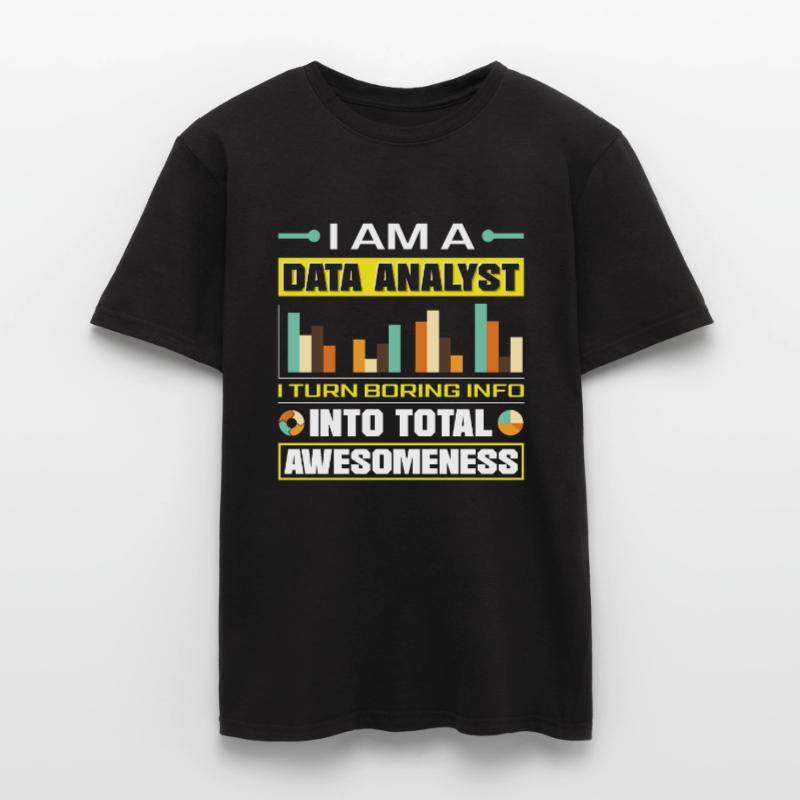 Data Analysis Data Technology Lustiger Men's T-Shirt