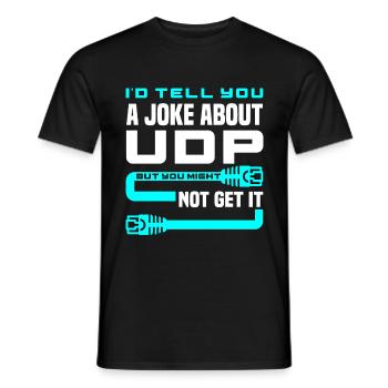 Cybersecurity-Ingenieur Helpdesk-Support IT-Admin - Männer T-Shirt - Schwarz - Vorne - AI Model Male 178 light (178cm)