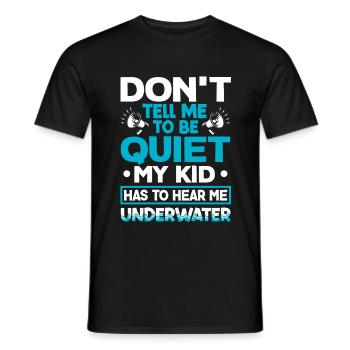 Artistic Synchronized Swimming Funny Swimming - Männer T-Shirt - Schwarz - Vorne - AI Model Male 178 light (178cm)