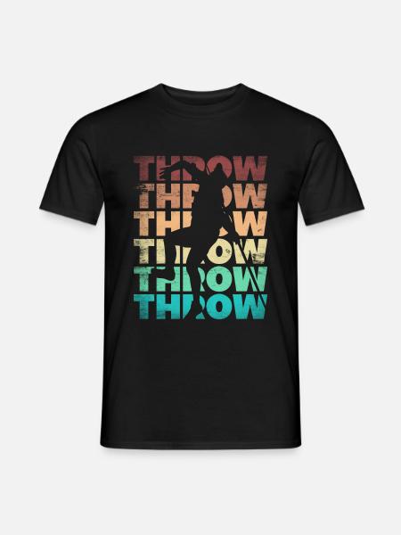 Lanceur de javelot d’athlétisme - T-shirt homme - noir