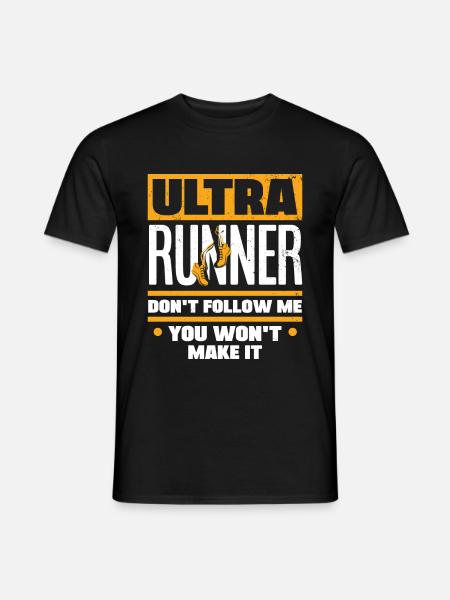 Ultramarathon Marathoner Marathon Running Dont - Men's T-Shirt - black