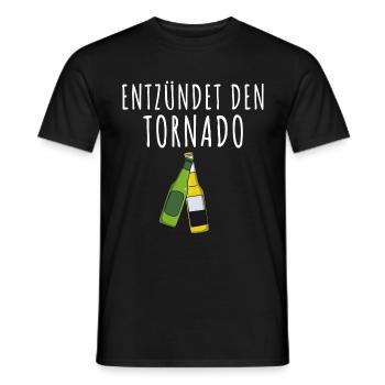 Tornado entzünden Mallorca Bier - Männer T-Shirt - Schwarz - Vorne - AI Model Male 178 light (178cm)