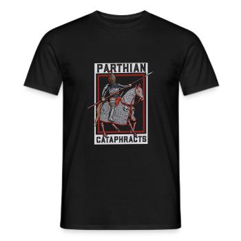 Lancer - Parthian Cataphract - Rider - Men's T-Shirt - black - Front - AI Model Male 178 light (178cm)