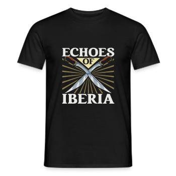 Echoes of Iberia - Falcata - Men's T-Shirt - black - Front - AI Model Male 178 light (178cm)
