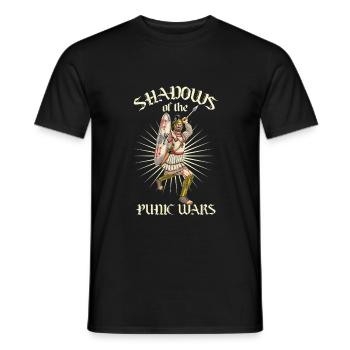 Carhago - Hoplite carthaginois - T-shirt homme - noir - Devant - AI Model Male 178 light (178cm)