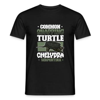 Snapping Turtle - Men's T-Shirt - black - Front - AI Model Male 178 light (178cm)