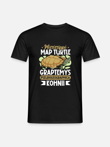 Mississippi Mute Turtle - Men's T-Shirt - black