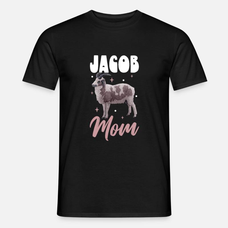 Jakobschaf Mama - Männer T-Shirt - Schwarz