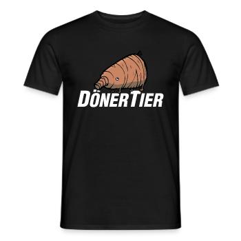 Dönertier - Männer T-Shirt - Schwarz - Vorne - AI Model Male 178 light (178cm)