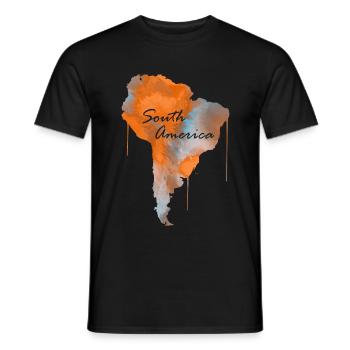 Amérique du Sud - T-shirt homme - noir - Devant - AI Model Male 178 light (178cm)