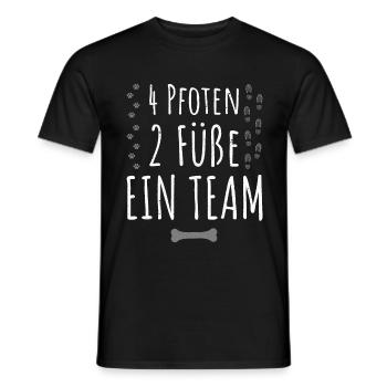 Cooler Hunde Spruch | Geschenkidee Hundebesitzer - Männer T-Shirt - Schwarz - Vorne - AI Model Male 178 light (178cm)