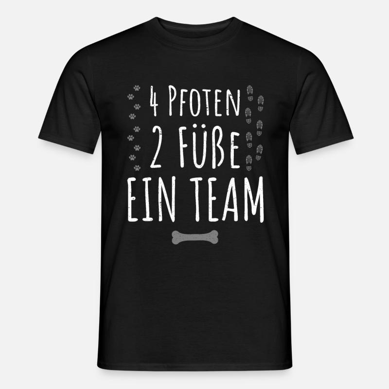 Cooler Hunde Spruch | Geschenkidee Hundebesitzer - Männer T-Shirt - Schwarz