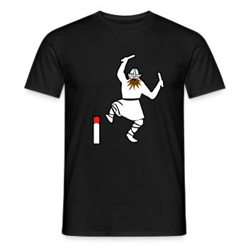 échecs viking - T-shirt homme - noir - Devant - AI Model Male 178 light (178cm)