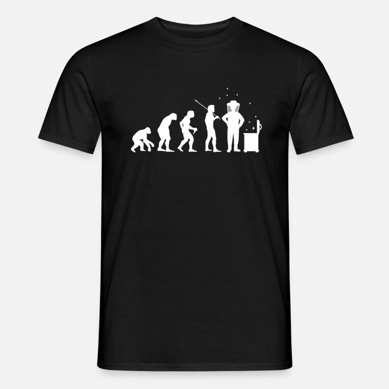 Apicoltore evoluzione  apicoltura api ape - T-shirt uomo - nero