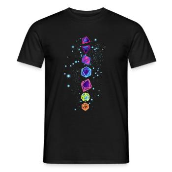Rollenspiel RPG Roleplay Pen & Paper - Männer T-Shirt - Schwarz - Vorne - AI Model Male 178 light (178cm)
