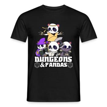 Aventure RPG Dice Fantasy Cadeau - T-shirt homme - noir - Devant - AI Model Male 178 light (178cm)