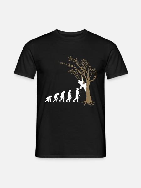 Funny Panda Chainsaw Gift - Men's T-Shirt - black