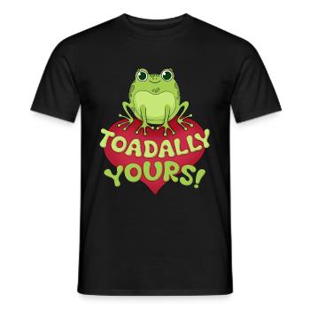 Frosch - Männer T-Shirt - Schwarz - Vorne - AI Model Male 178 light (178cm)