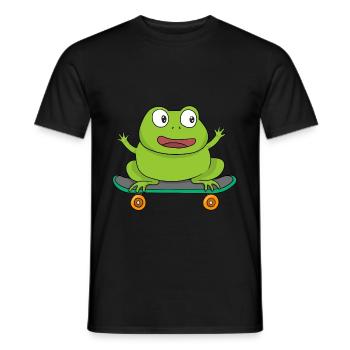 Grenouille - T-shirt homme - noir - Devant - AI Model Male 178 light (178cm)