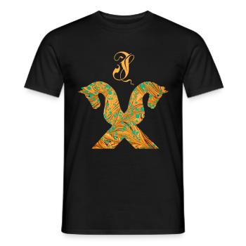 Horse gable E 95 I - Men's T-Shirt - black - Front - AI Model Male 178 light (178cm)