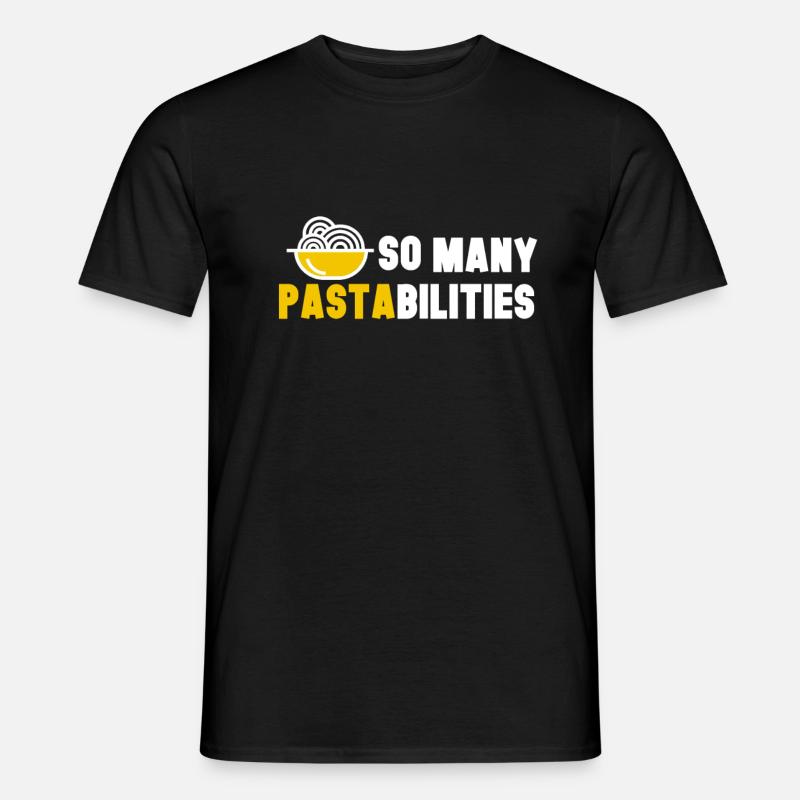 Pastabilities pasta pasta pun gift - Men’s T-shirt - black