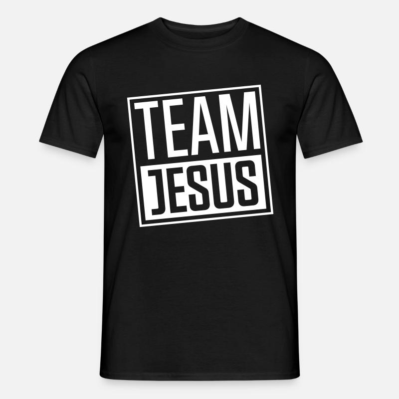 team jesus - Männer T-Shirt - Schwarz