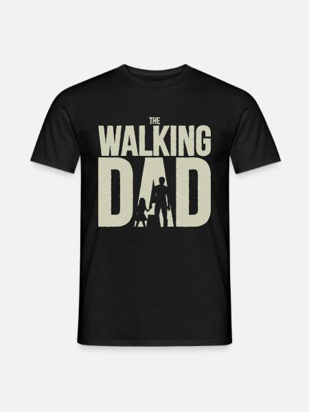 Le père de la marche Idée cadeau fête des pères - T-shirt homme - noir