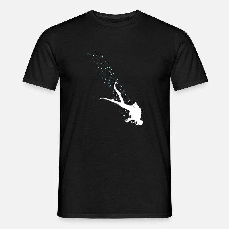 Awesome Scuba Diver Schnorcheln Tauchen Ocean Deep - Männer T-Shirt - Schwarz