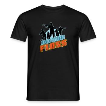 Trends Exercise Movement Flossing Dancing Gift Do - T-shirt homme - noir - Devant - AI Model Male 178 light (178cm)