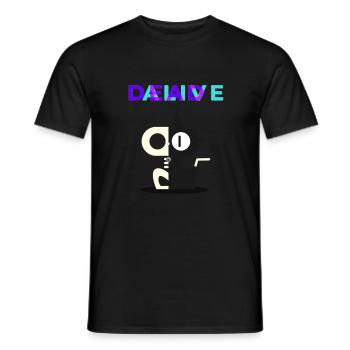 Schrödingers Katze Physiker Nerd - Männer T-Shirt - Schwarz - Vorne - AI Model Male 178 light (178cm)