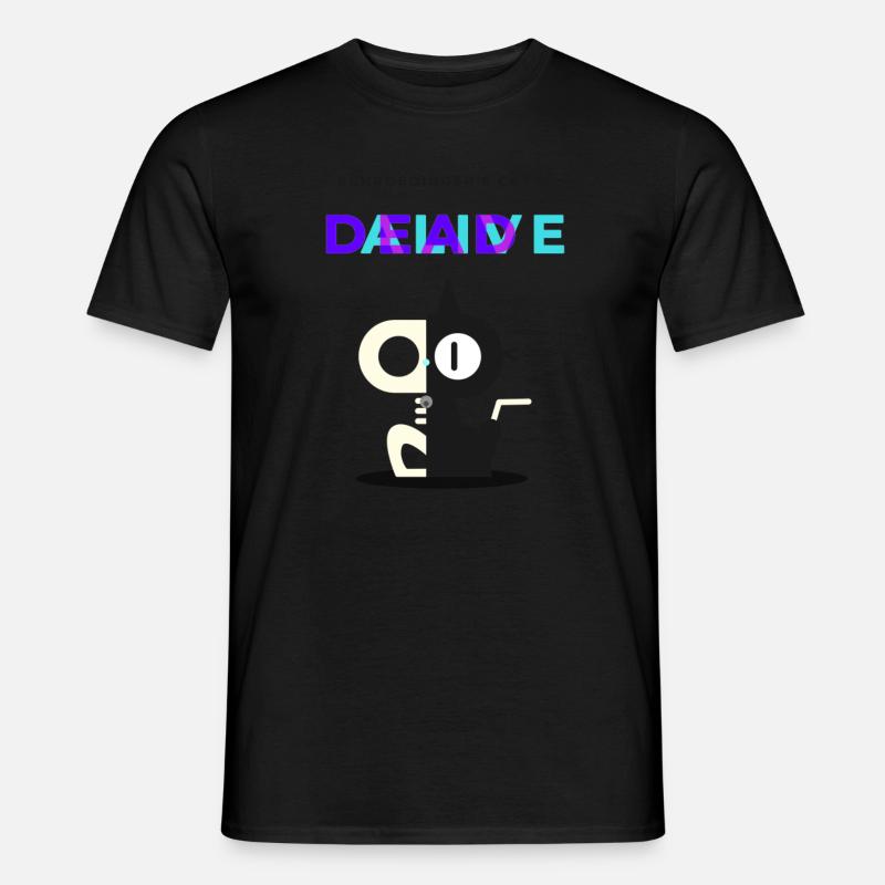 Schrödingers Katze Physiker Nerd - Männer T-Shirt - Schwarz