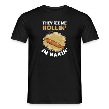 Pâtissier Pâtissier Pâtissier - T-shirt homme - noir - Devant - AI Model Male 178 light (178cm)