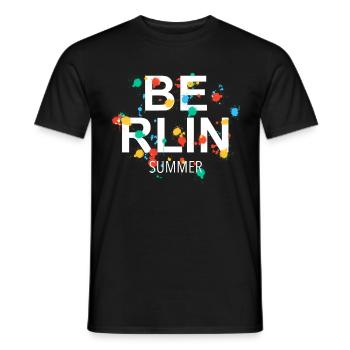 Berlin - Men's T-Shirt - black - Front - AI Model Male 178 light (178cm)