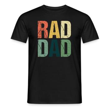 Technologue en radio Rad Tech Père des pères - T-shirt homme - noir - Devant - AI Model Male 178 light (178cm)