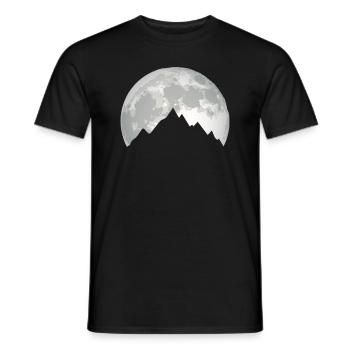 Nature Earth Mother Nature Travel Mountaineering - Men's T-Shirt - black - Front - AI Model Male 178 light (178cm)