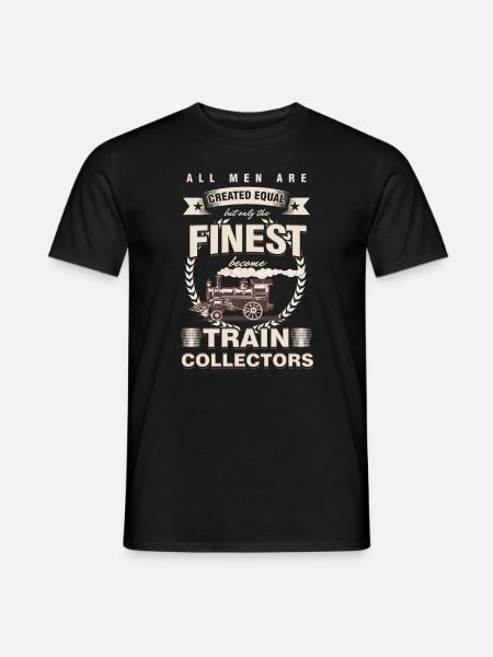 Railroad Railway Engine Locomotive Only The - Men's T-Shirt - black