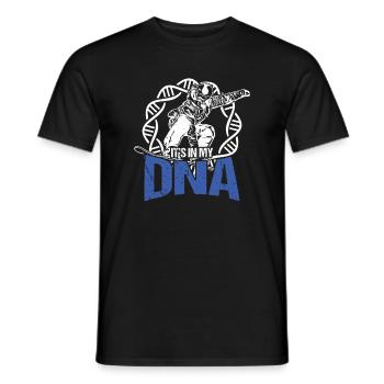 C'est dans mon ADN Snowboarding Cadeau d'hiver de sports d'hiver - T-shirt homme - noir - Devant - AI Model Male 178 light (178cm)