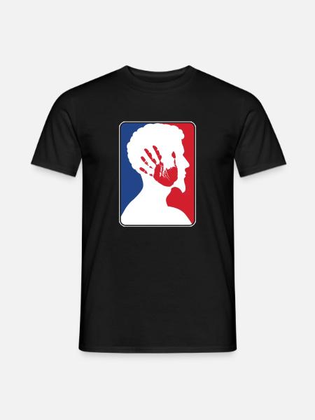 Ohrfeigen Slap Off Contest russischen Sport - Männer T-Shirt - Schwarz