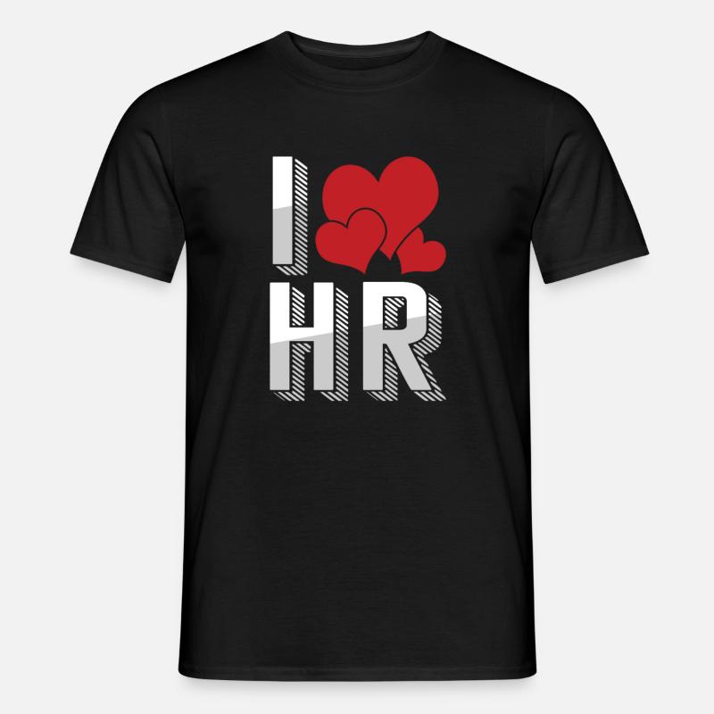 Human Resource Manager Mitarbeitermanagement - Männer T-Shirt - Schwarz