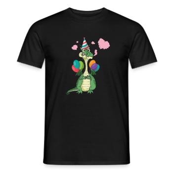 Birthday Celebration Gifts Mythical Dragons And - Men's T-Shirt - black - Front - AI Model Male 178 light (178cm)
