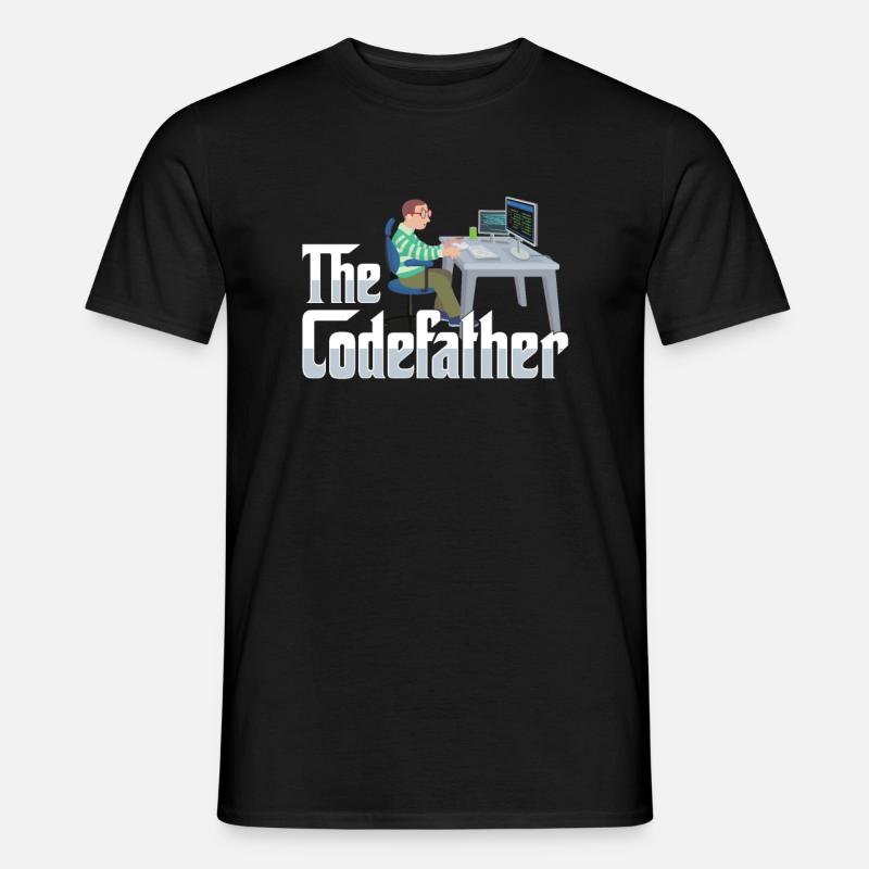 Lustiger IT-Abteilung-Softwareentwickler-Computer - Männer T-Shirt - Schwarz