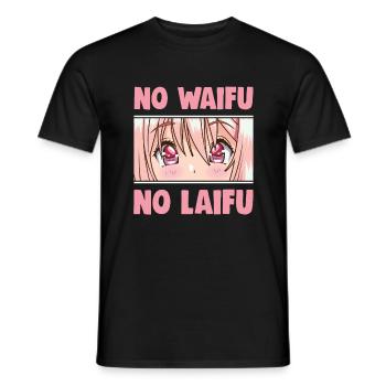 Lustige Otaku Anime Manga Gag - Männer T-Shirt - Schwarz - Vorne - AI Model Male 178 light (178cm)