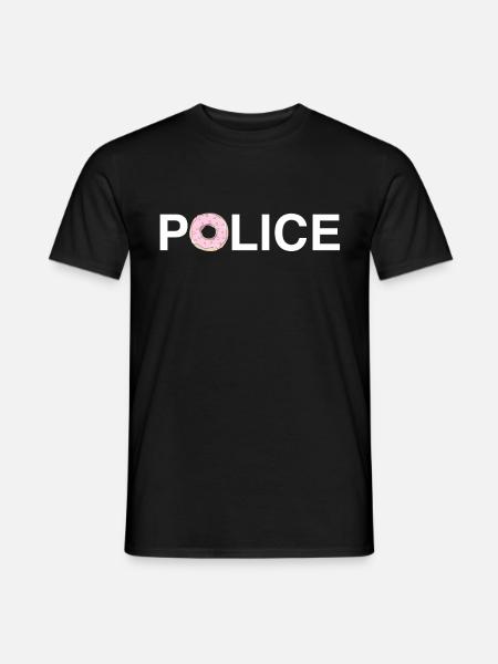 police - Men's T-Shirt - black