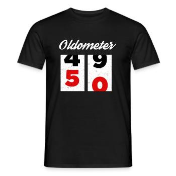 50th Birthday Born In 1970 70s Baby 50 Years Old - Men's T-Shirt - black - Front - AI Model Male 178 light (178cm)