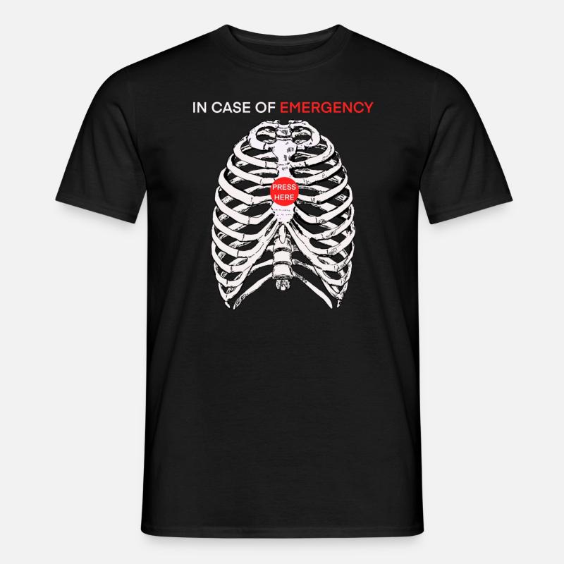 Erste Hilfe - Männer T-Shirt - Schwarz