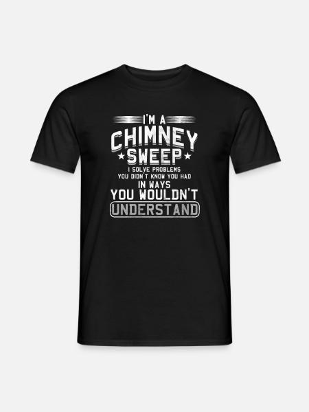 Je suis un ramoneur ramoneur cadeau propre - T-shirt homme - noir