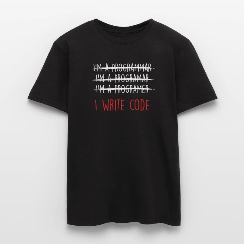 Ich schreibe Code Coder Programmer Programmiergeschenk Männer T-Shirt